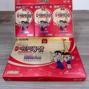 Hồng Sâm Baby Hươu Cao Cổ Gold Kids Hàn Quốc (Hộp 30 gói)