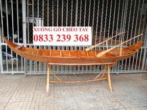 Mẫu xuồng gỗ đẹp nhất 2023 tại Sài Gòn
