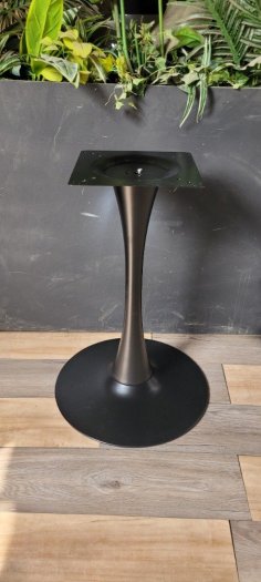 Chân bàn cafe sắt tulip nhập khẩu màu đen
