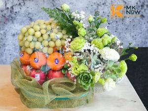 Giỏ trái cây quà sinh nhật cho mẹ 60 tuổi - FSNK531