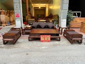 Bộ Sofa Zito Đùi Gà Gỗ Sồi Nga Hàng Víp .