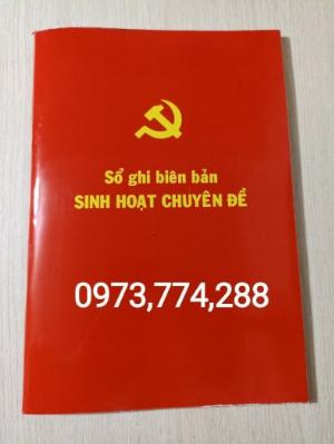 Sổ ghi biên bản sinh hoạt chuyên đề