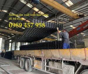 Lưới thép hàn công trình nhà xưởng, Thép hàn chập phi 6 100x100, Lưới hàn D6 150x150