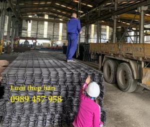 Nhà máy sản xuất Lưới thép hàn chập phi 5 150x150, Lưới đổ bê tông D5 200*200, A5 250*250