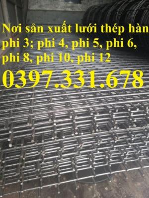 Báo giá lưới thép hàn 4ly, 5ly, 6ly, 8ly hàng sẵn kho