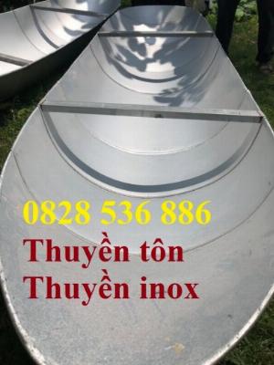 Mẫu thuyền giá rẻ, Thuyền câu cá 2-3 người, Thuyền inox siêu bền