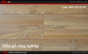 Sàn gỗ công nghiệp King Floor 8978, dày 8.3mm, chịu lực, chống cong vênh, kháng nước