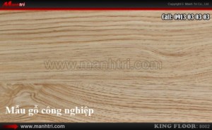Sàn gỗ công nghiệp King Floor 8002, dày 12.3mm, chịu lực, chống cong vênh, kháng nước