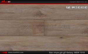 Sàn nhựa giả gỗ Vinyl Galaxy MSW 1019