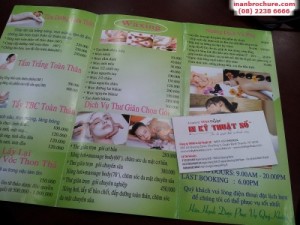 Thiết kế in brochure hiệu quả với đầy đủ thông tin sản phẩm, doanh nghiệp