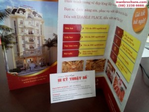 In brochure cho giới thiệu sản phẩm mới