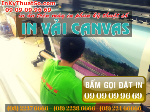 In Kỹ Thuật Số in trực tiếp tranh canvas của bạn trên máy in mực dầu Mimaki Nhật, cho hình ảnh tranh sắc nét, màu tươi