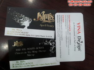 In name card dập nổi đẹp tạo uy tín cho các doanh nghiệp