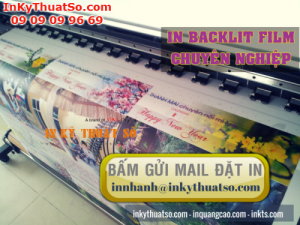 Máy in Mimaki Nhật cho màu sắc hình ảnh sắc nét, bề mặt in mịn, màu in đều và mượt, bạn sẽ nhận được thành phẩm in backlit film đẹp này khi đặt in tại In Kỹ Thuật Số