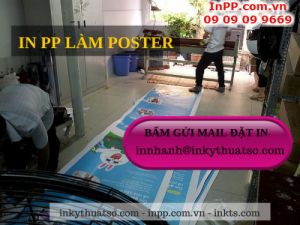 In PP giá rẻ làm poster