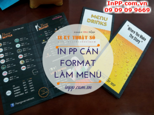 In Kỹ Thuật Số nhận đặt làm menu mọi số lượng, từ 1 cuốn - 5 cuốn đến 10 cuốn