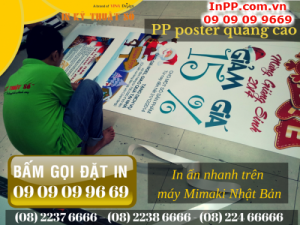 In PP poster mừng Giáng Sinh và ưu đãi cuối năm