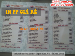 PP là loại giấy chuyên dụng cùng trong ngành in ấn kỹ thuật số. Giấy PP có những đặc điểm: