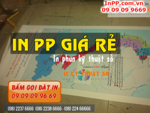 In PP giá rẻ khổ lớn làm bản đồ giao thông Tp.HCM