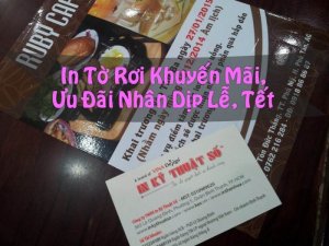 In tờ rơi khuyến mãi, ưu đãi nhân dịp lễ tết đa dạng kích cỡ, tùy chọn số lượng in ấn với công nghệ in ấn hiện đại tại Cty TNHH In Kỹ Thuật Số - Digital Printing