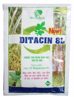 Thuốc trừ bệnh cây trồng sinh học thế hệ mới DITACIN 8L