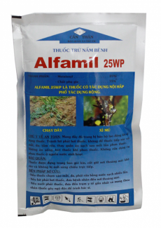 Thuốc trừ nấm bệnh cây trồng ALFAMIL 25WP
