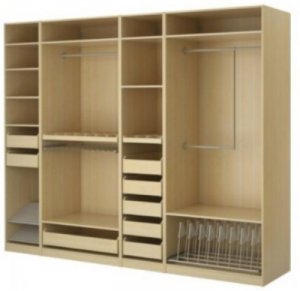Tủ áo gỗ MDF veneer sồi