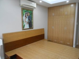 Giường tủ MDF veneer công ty Mộc Vàng đóng