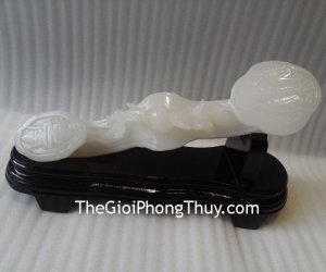 Gậy như ý bạch ngọc FM066