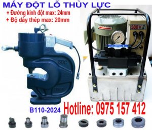 Phân phối máy đột lỗ thủy lực Hàn Quốc B110-2024 chính hãng