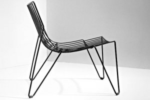Ghế cafe 3D sắt rèn mô hình mới