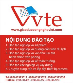 Các lớp nghiệp vụ sư phạm được Bộ Giáo Dục cho phép đào tạo