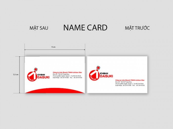 In Card Visit Bằng File Gi