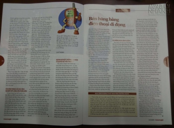 Báo giấy Saigon Times đưa tin về MuaBanNhanh.com