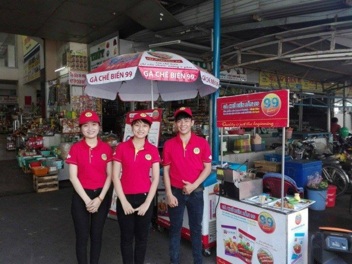 Anna Uniforms Thiết Kế Và May Gia Công Áo Thun Đồng Phục Cho Nhãn Hàng Gà Chế Biến Sẵn 99