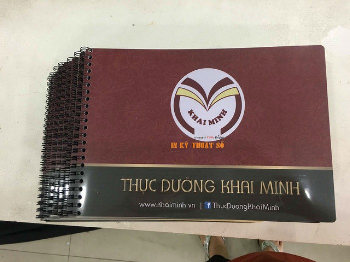 In thực đơn nhà hàng - in quyển menu nhà hàng