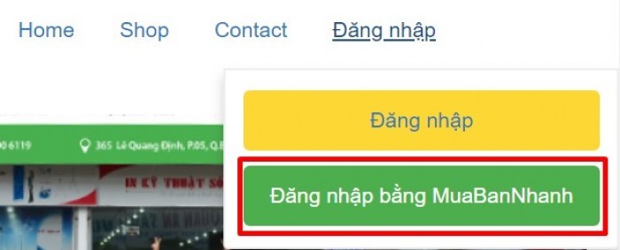 Đăng nhập bằng MuaBanNhanh