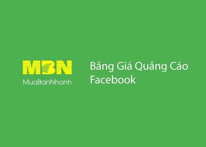 Bảng báo giá quảng cáo Facebook