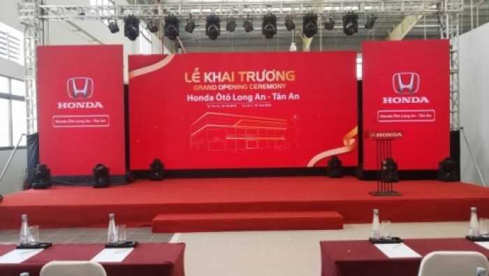 Chương trình sử dụng màn hình Led P3 outdoor cho lễ khai trương showroom Honda