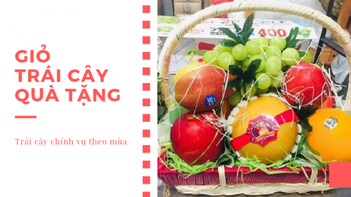 Giỏ hoa quả đẹp - giỏ trái cây đẹp từ đối tác MuaBanNhanh - Ẩm thực MKnow - trái cây nhập khẩu cao cấp
