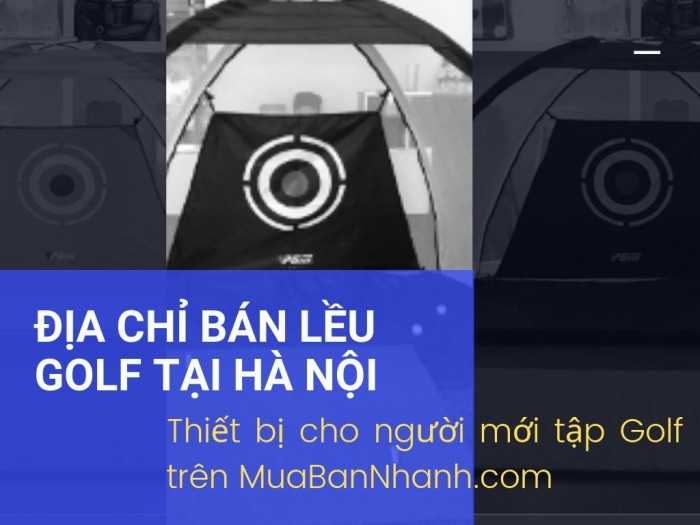 Thiết bị cho người mới tập Golf, bộ khung lưới tập Golf tại nhà, lều Golf di động, lều tập Swing Golf, địa chỉ bán lều Golf Hà Nội