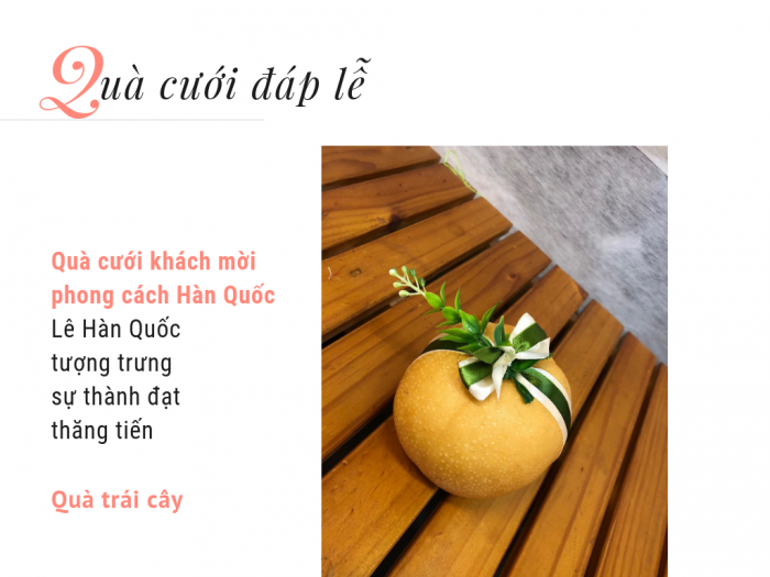 Quà cưới cảm ơn khách mời ngọt ngào với táo, lê, kiwi - top trái cây nhập khẩu người Việt ưa thích