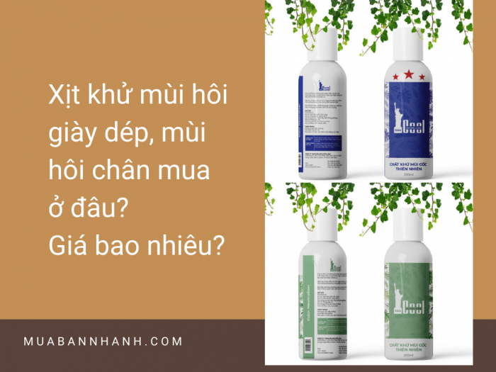 Xịt khử mùi hôi giày dép, mùi hôi chân mua ở đâu? Giá bao nhiêu?