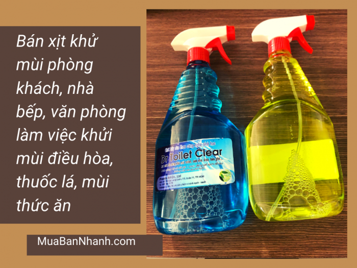 Bán xịt khử mùi phòng khách, nhà bếp, văn phòng làm việc khử mùi điều hòa, thuốc lá, mùi thức ăn