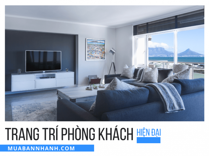 Ý tưởng trang trí phòng khách theo phong cách hiện đại