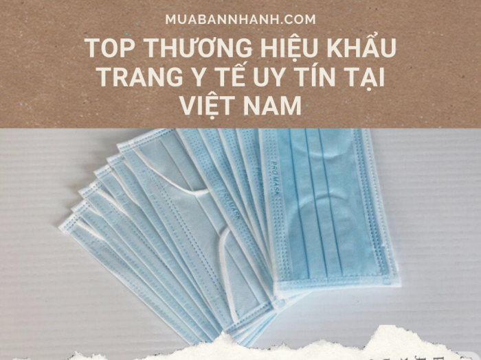 Top thương hiệu khẩu trang y tế Việt Nam trên MuaBanNhanh