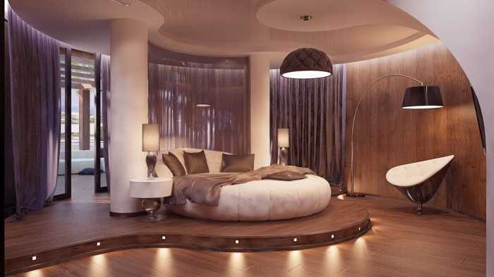 giường tròn cổ điển