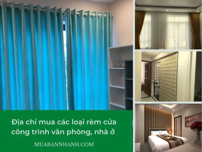 Địa chỉ mua, bảng giá các loại rèm cửa sổ - Xưởng may rèm đẹp uy tín cho công trình rèm cửa văn phòng, nhà phố, chung cư, biệt thự, villa