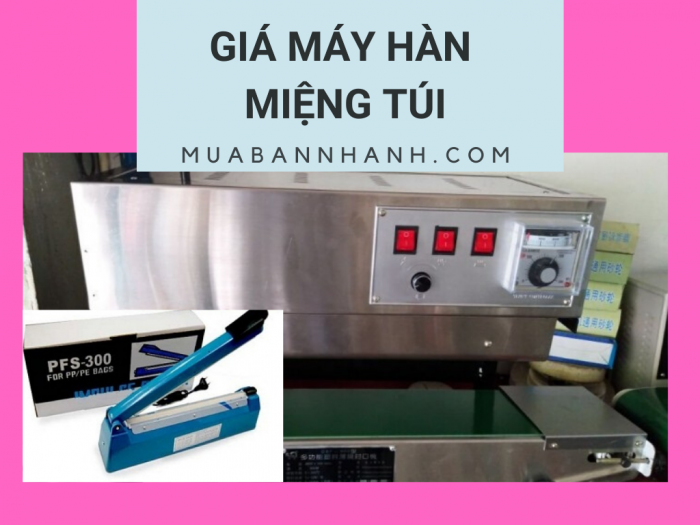 Giá máy hàn miệng túi Nhật Bản tại TPHCM - Địa chỉ bán máy hàn miệng túi cao cấp có hút chân không