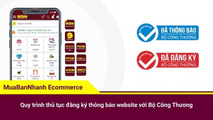 Quy trình thủ tục đăng ký thông báo website với Bộ Công Thương